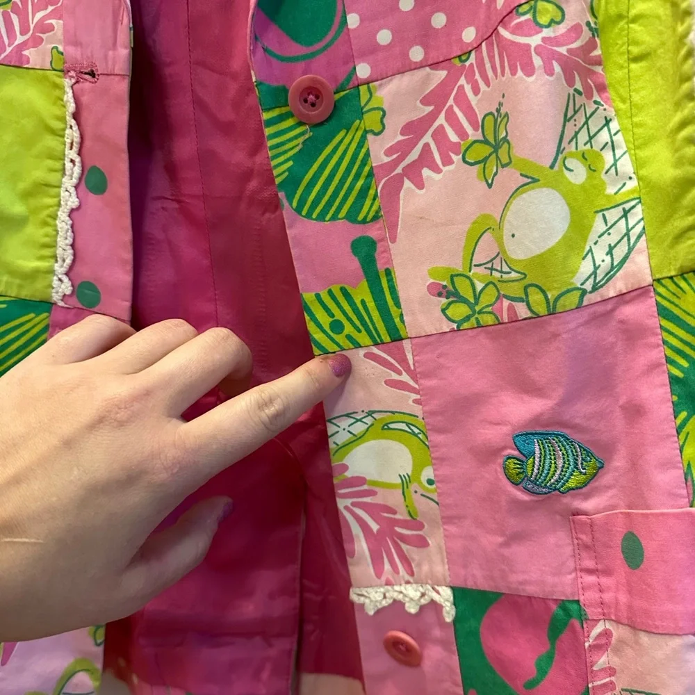 Lilly Pulitzer Patchwork Blazer - Picture 3 of 10